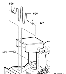 Chute Guard Diagram and Parts List for 622591X85NB 2005 Briggs and Stratton Snow Blower